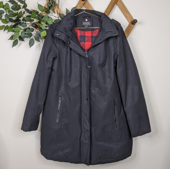 Pendleton Jackets & Blazers - Pendleton Padded Anorak Buffalo Check Parka Coat